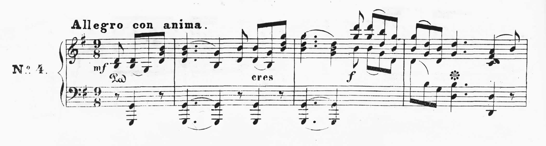 Allegro con Anima bladmuziek